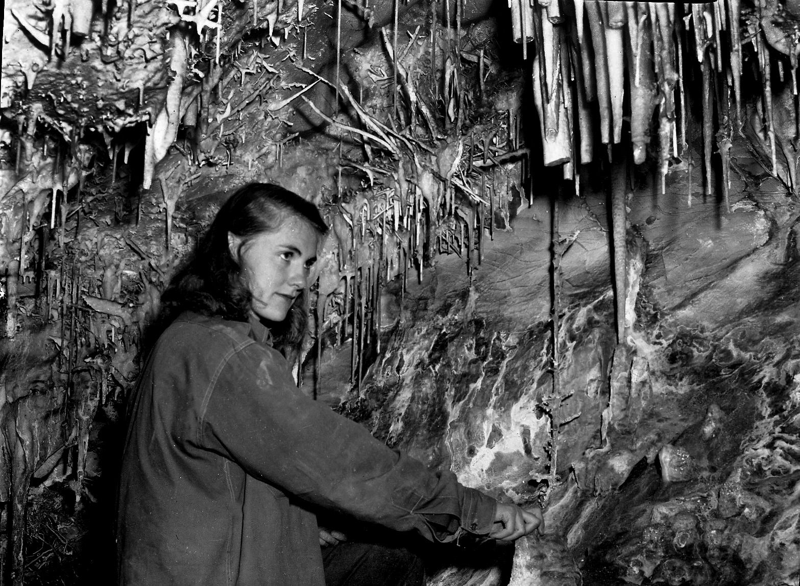 Peppersauce Cave in 1948